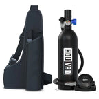 HOUVAN 1L Scuba tank for approximately 75 breaths underwater,compact and portable,suitable for outdoor travel,Unisex,gift choice