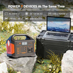 Gaiaray 500W 300W Portable Power Station AC 110V Solar Generator LiFePO4 Battery UPS Emergency Charging Station For Camping Home