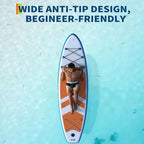 Inflatable Stand Up Paddle Board, Portable and Durable Inflatable SUP Board Designed for Paddling, Balance Training, and Water Recreation, Suitable for Lakes, Rivers, and Coastal Use.