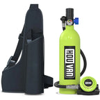 HOUVAN 1L Scuba tank for approximately 75 breaths underwater,compact and portable,suitable for outdoor travel,Unisex,gift choice
