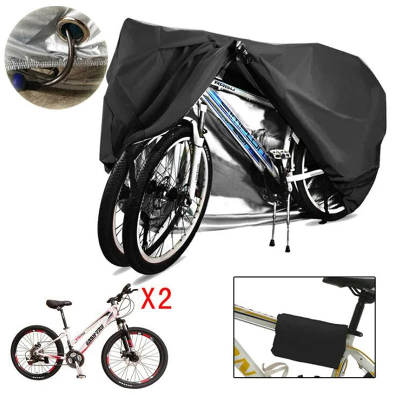 Bicycle Cover For Large Size Mum&Baby Cycling Protective Anti-dust Case Sunscreen Waterproof Durable MTB Bike Covers Accessories
