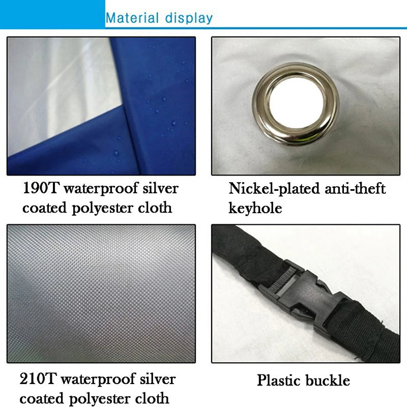 Bicycle Cover For Large Size Mum&Baby Cycling Protective Anti-dust Case Sunscreen Waterproof Durable MTB Bike Covers Accessories