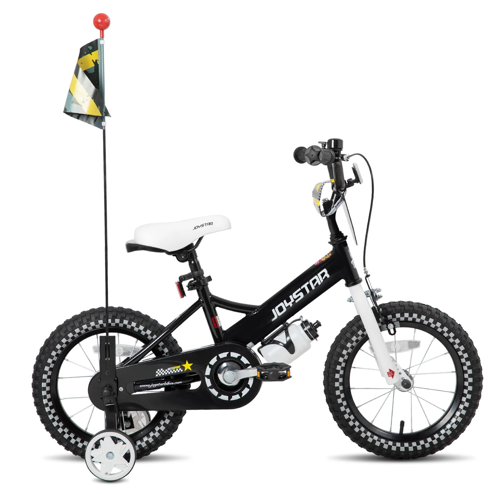 JOYSTAR Little Daisy Kids Bike for Girls Ages 2-7 Years,  Bikes with Doll Bike Seat & Streamers,Bikes with Flag & Number Plate