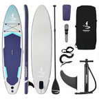 WKERSIY paddle board surfboard 11ft Purple Inflatable SUP Board All-Water Performance Series High-Visibility Ultra-Stable Design