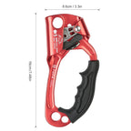 Ascender Climbing Hand Ascender Aluminum  Alloy Rock Climbing Handheld Ascender for Aloft Working Caving Hand Ascender