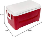 Island Breeze 48 Quart Cooler, Lava Red