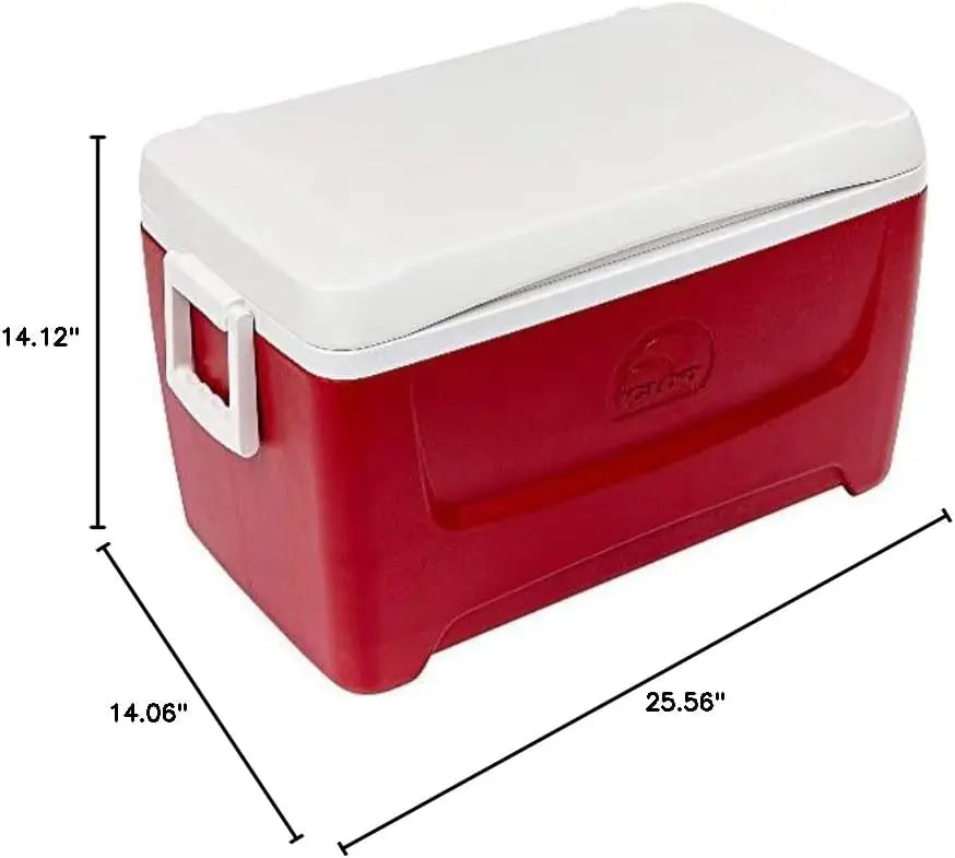 Island Breeze 48 Quart Cooler, Lava Red