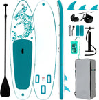 Lite Inflatable Paddle Board Stand Up Paddle Boards, Ultra Light Paddleboard for Adult Wide Stable Design Sup with Accessories