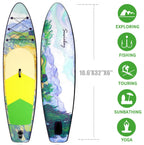 Mseasfree Inflatable Stand up Paddle Board, 10ft Paddle Boards with Premium SUP Accessories