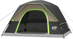 Tents for Camping 4 Person Tent Waterproof Windproof Double Layer Camping Tent, Easy Setup Dome Tent