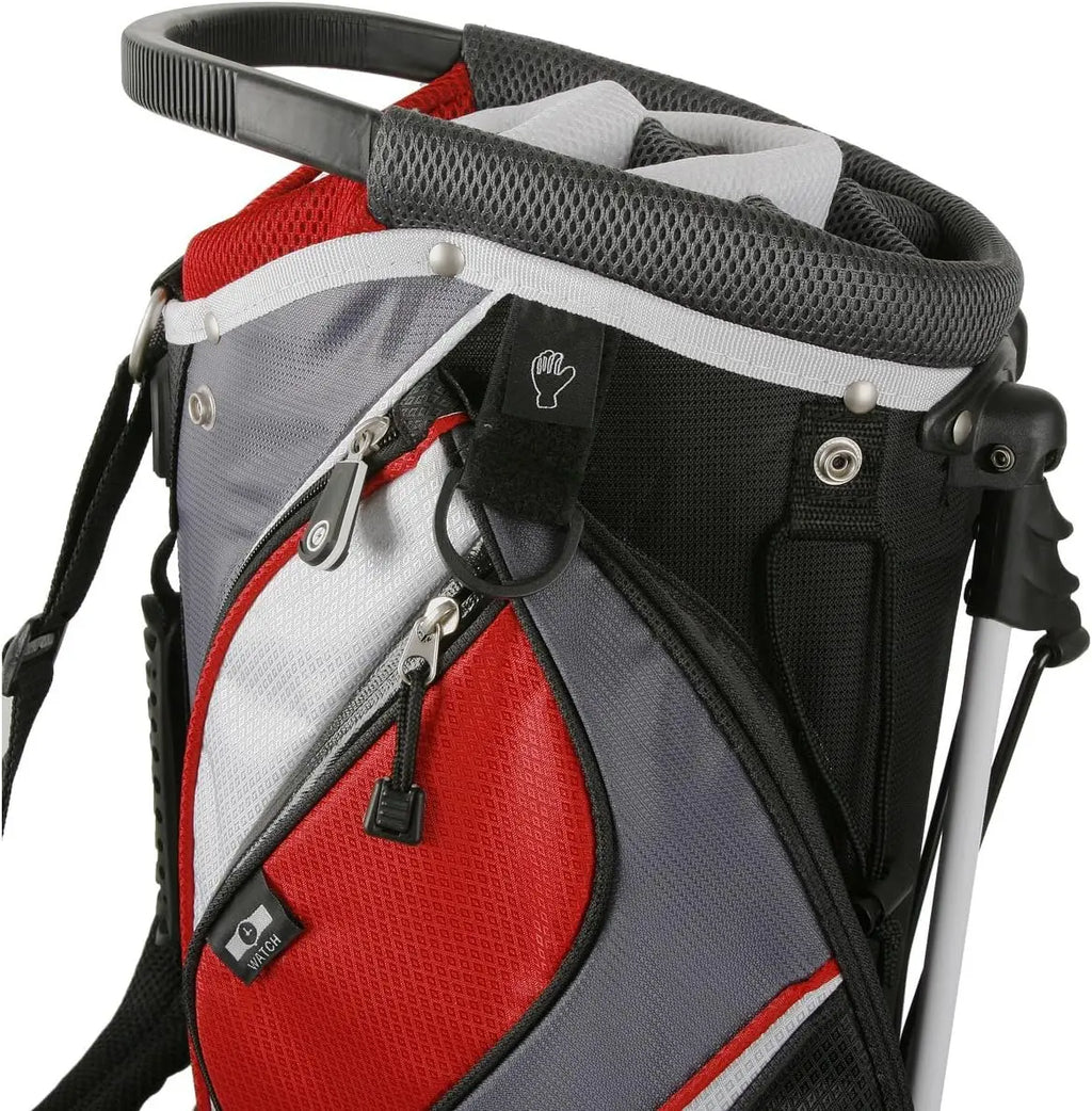 14-Way Stand Golf Bag with Carry Handle and Pockets