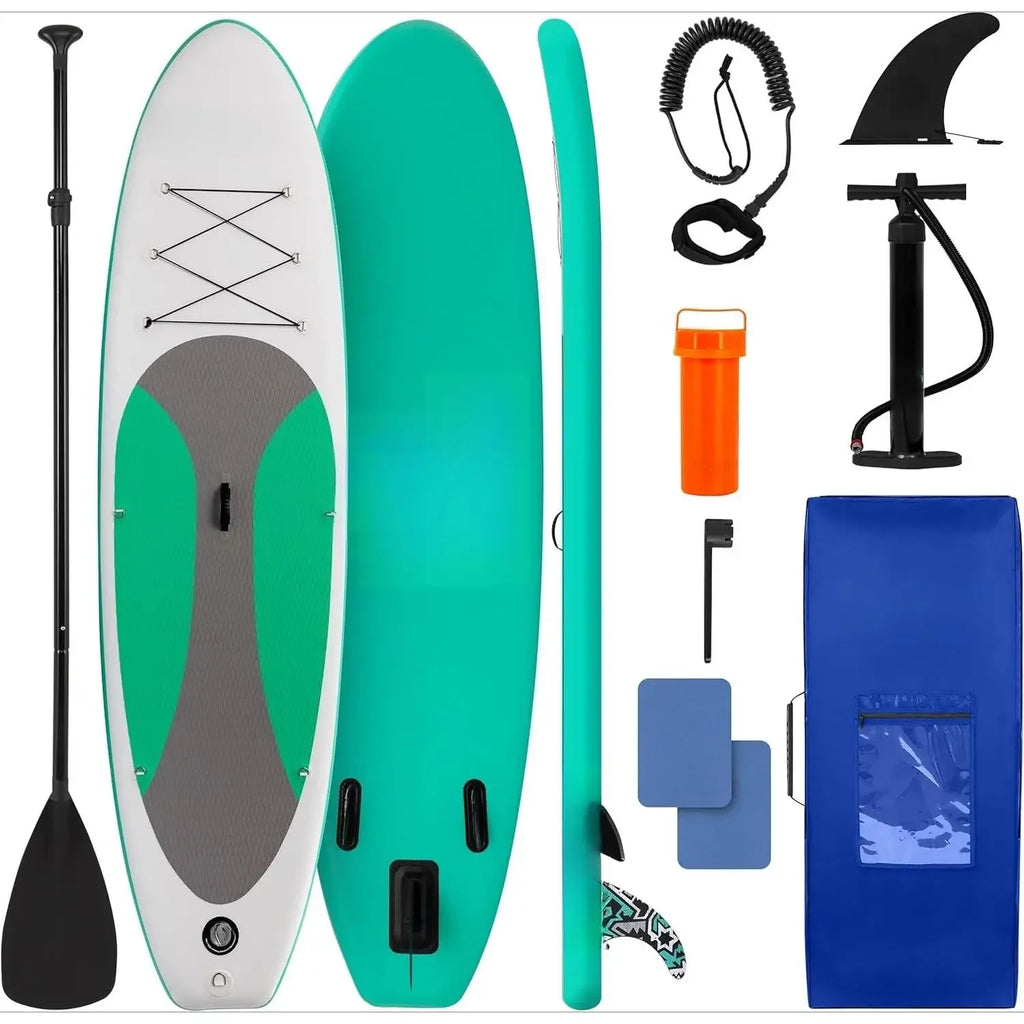 YOU-Inflatable Stand Up Paddle Board with Premium SUP Accessories – Wide Stable Design with Non-Slip EVA Deck Pad for Adults