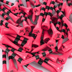 MAZEL Natural Wood/Bamboo Golf Tees 2 3/4 Inch & 3 1/4 Inch,Pack 50 or 120,Reduce Friction & Side Spin,More Stable Golf Tees