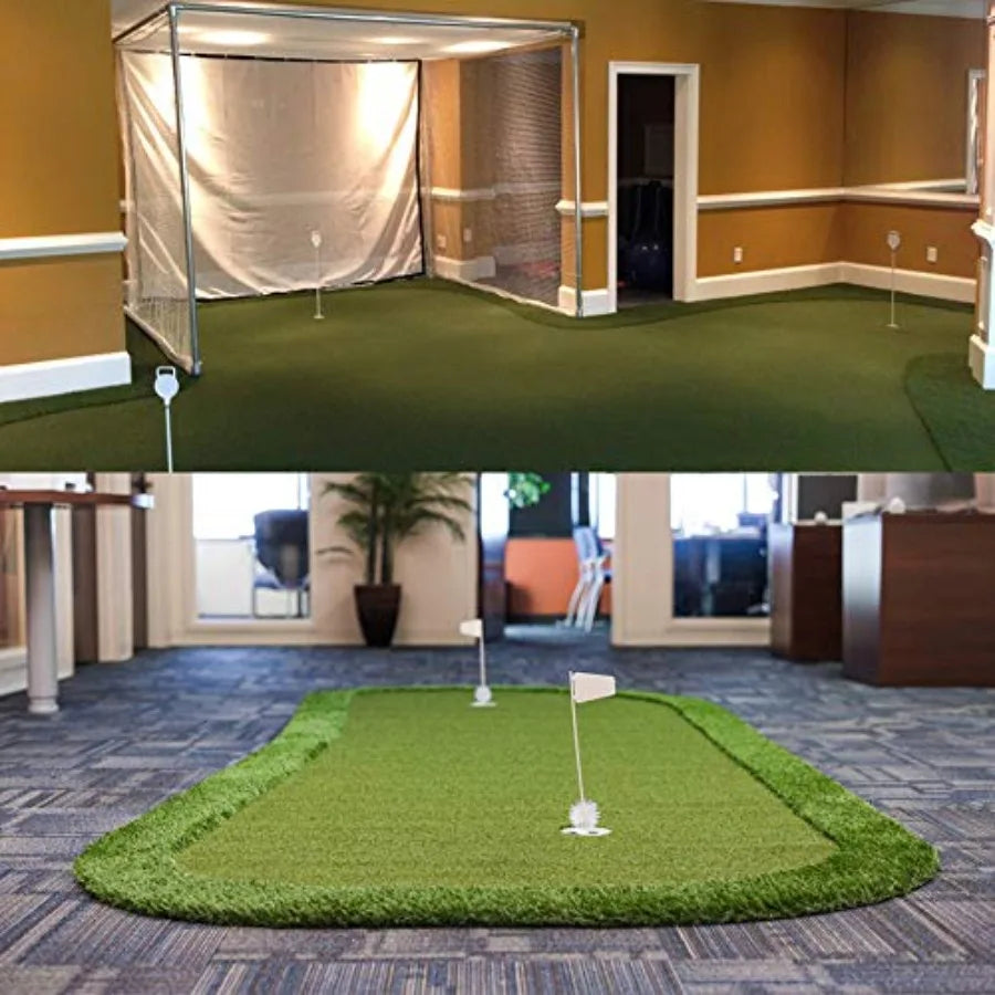 Pro Putting Green Golf Artificial Grass Turf 3FTX11FT for Indoor Outdoor Golf Training Mat Synthetic Fake Grass Ideal for Baseb