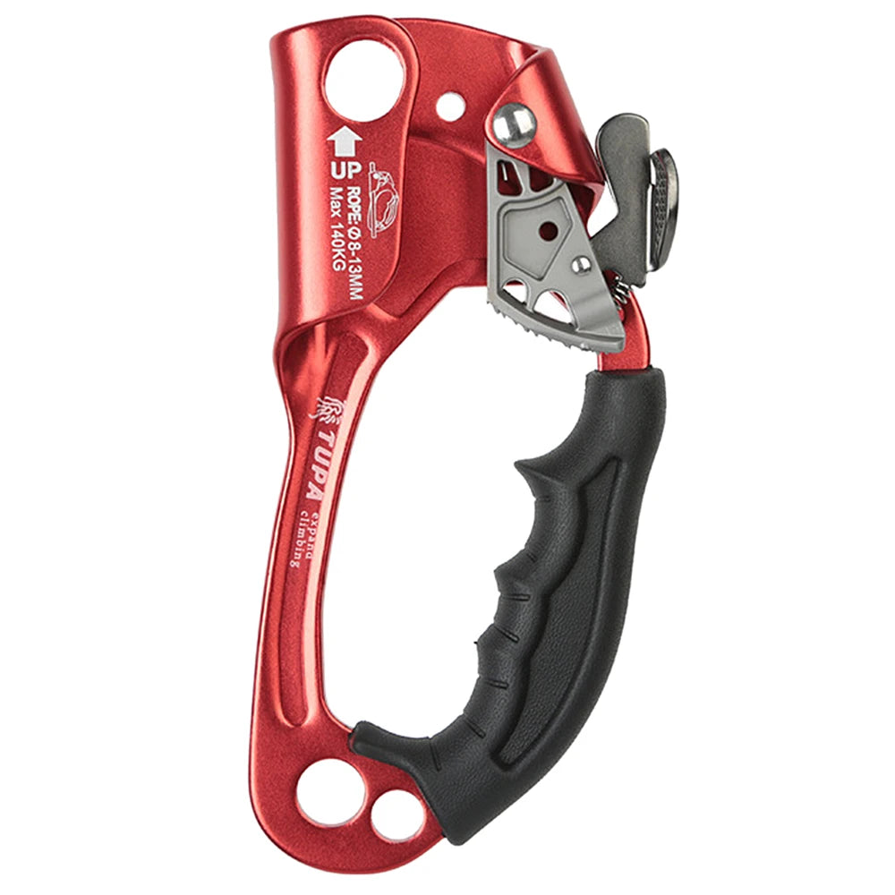 Ascender Climbing Hand Ascender Aluminum  Alloy Rock Climbing Handheld Ascender for Aloft Working Caving Hand Ascender