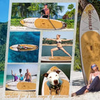 Inflatable Paddle Board 11'6/10'6 Paddle Board - All-Around SUP Board for Adults & Beginners, Stand