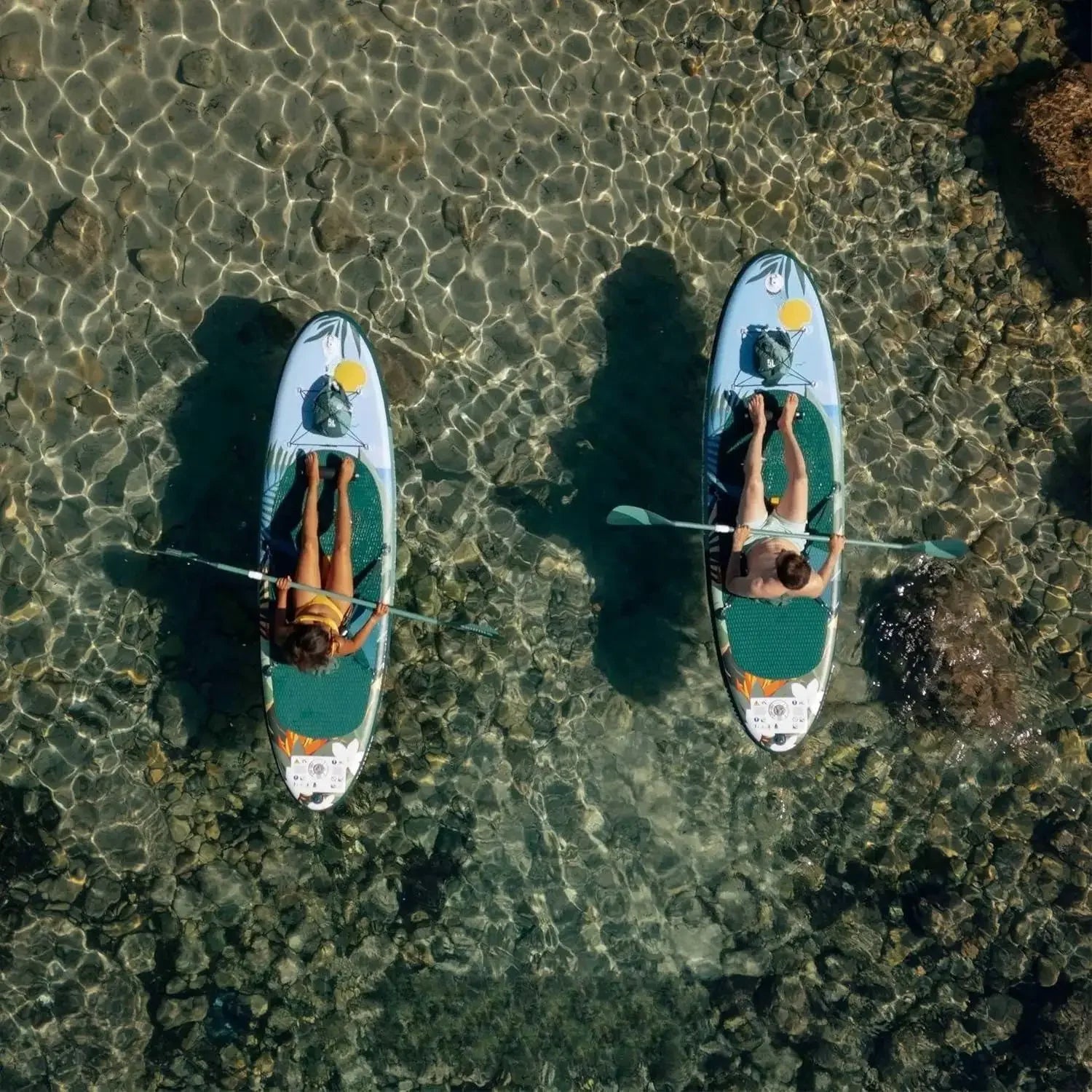 W_Inflatable Paddle Board for Adults with Accessories Included, Oar, Fins, Pump. Stand Up Paddleboard Great Stability