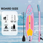 Stand Up Paddle Board Ultra-Light Inflatable Paddleboard with SUP Accessories for Adults & Youth of All Skill Levels