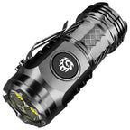 High Power LED Flashlight Torch 20W Powerful Tactical Hunting Light Waterproof High Lumens Mini Flashlights for Hiking Exploring