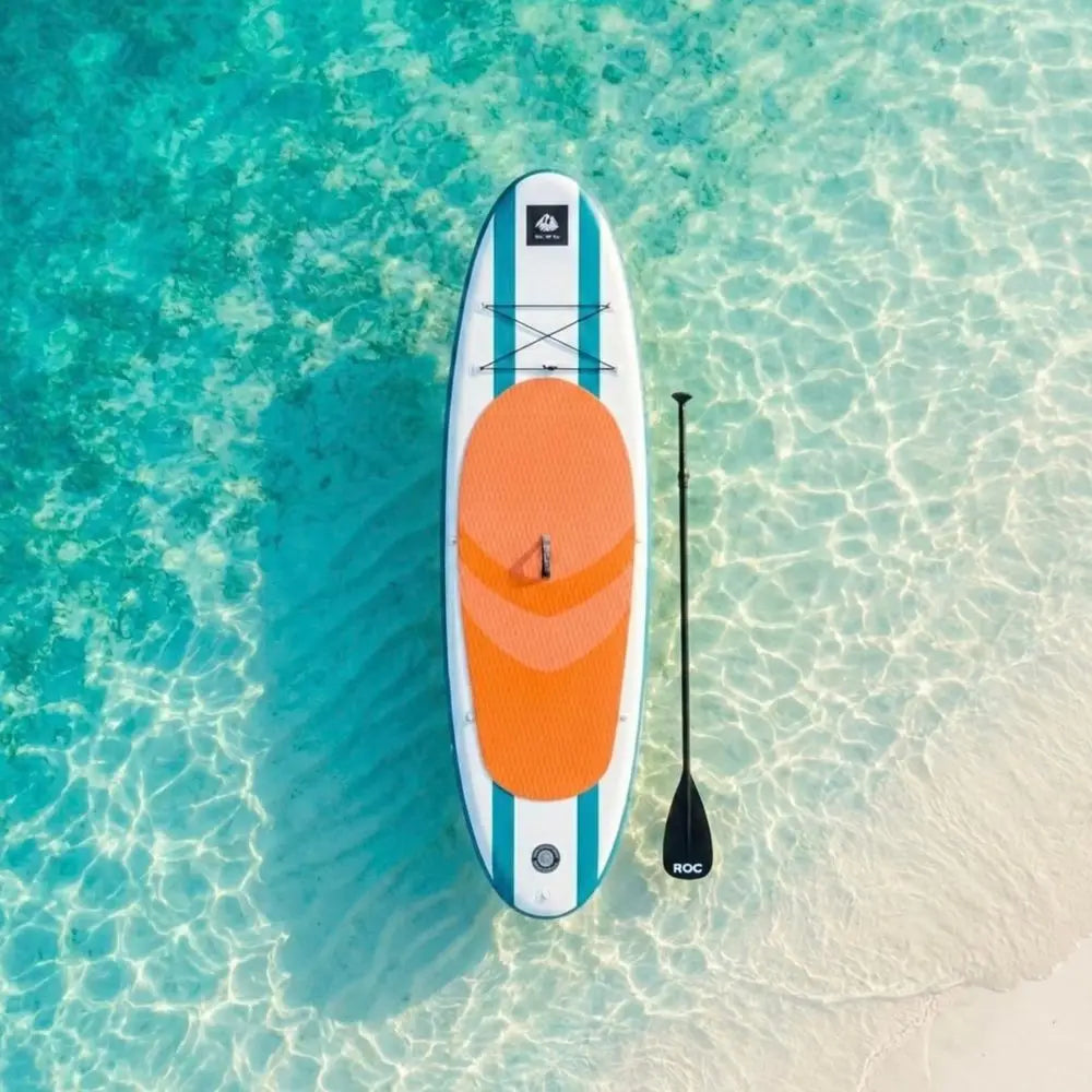 Inflatable Stand Up Paddle Board with Premium SUP Paddle Board Accessories, Wide Stable Design, NonSlip Comfort Deck for Youth