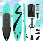 305CM Inflatable Stand Up Paddle Board  Non-Slip Deck W/ Complete Kit 15.5cm Thick Sub Board Paddle Surf Hinchable