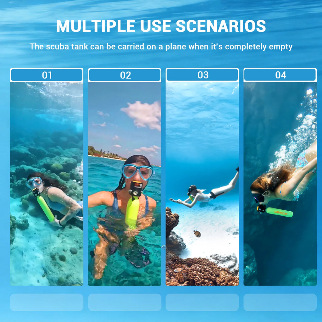 SMACO mini diving cylinder – professional diving equipment with fast local dispatch and local delivery, idea S300 0.5L