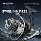 Rooblinos TV 1500 2500 Series 5+1BB 5.2:1 Lightweight Spinning Fishing Reel
