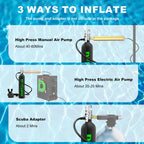 DEDEPU Portable Mini Diving 1L Cylinder Aluminum Alloy and Silicone Tank 20 Minutes of Usage with Diving Mask Snorkel + Bag