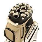 ASK ECHO T-Lock Golf Cart Bag with 14 Way Organizer Divider Top, Premium Cart Bag with Handles and Rain Cover, for Men