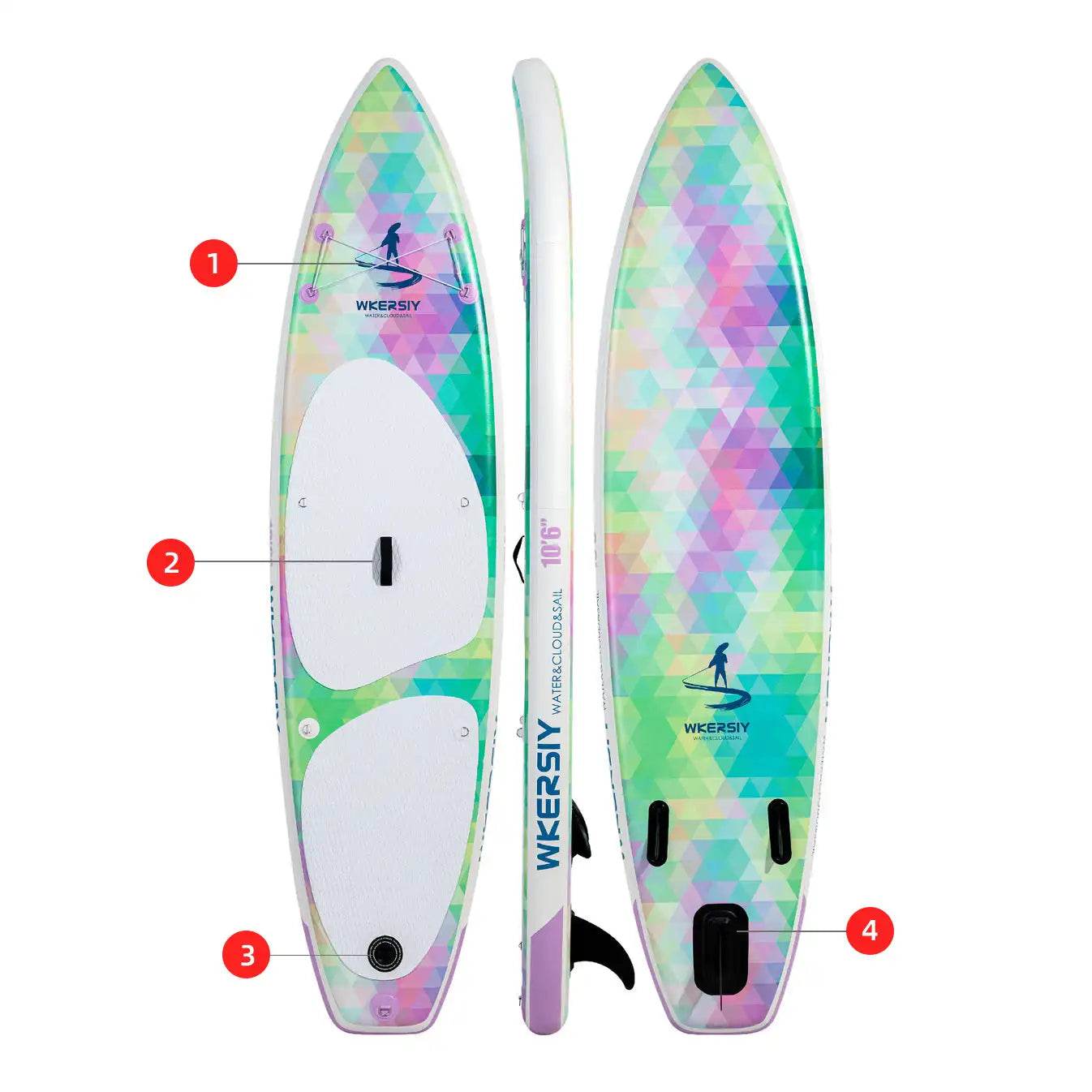 WKERSIY paddle board surfboard stand up paddleboard inflatable Tabla Surf Wholesale  warehouses Padel surfboard surfing Sporting