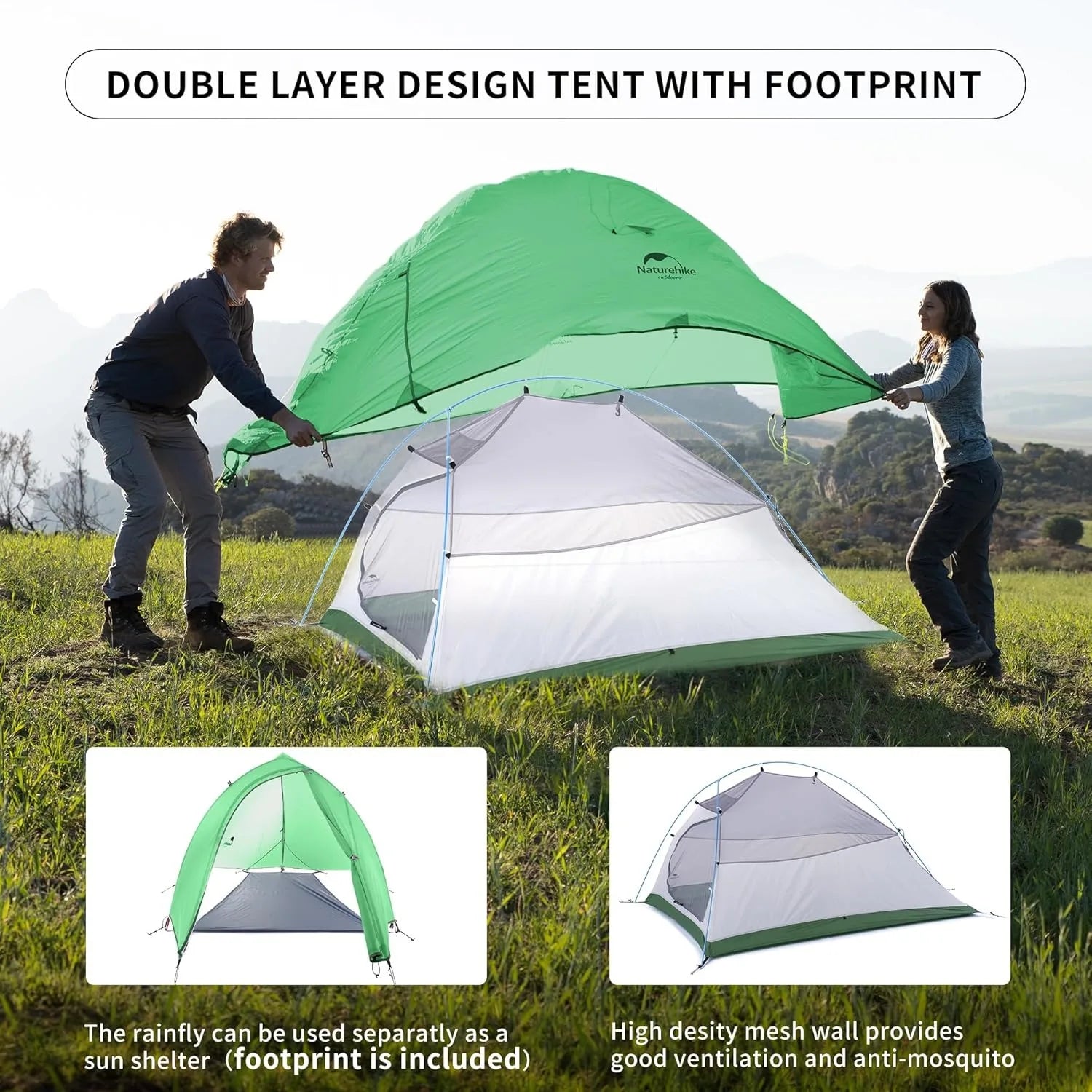 Naturehike Cloud Up 2 Person Tent