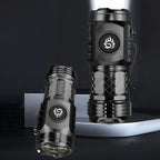 High Power LED Flashlight Torch 20W Powerful Tactical Hunting Light Waterproof High Lumens Mini Flashlights for Hiking Exploring