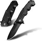 pocket knife with pocket clip, stainless steel blade knife, Edc knife for men and women, camping, fishing