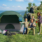 Tents 4 Person Camping Tent, Easy Setup Waterproof Family Tents for Camping, Portable Dome Tent for