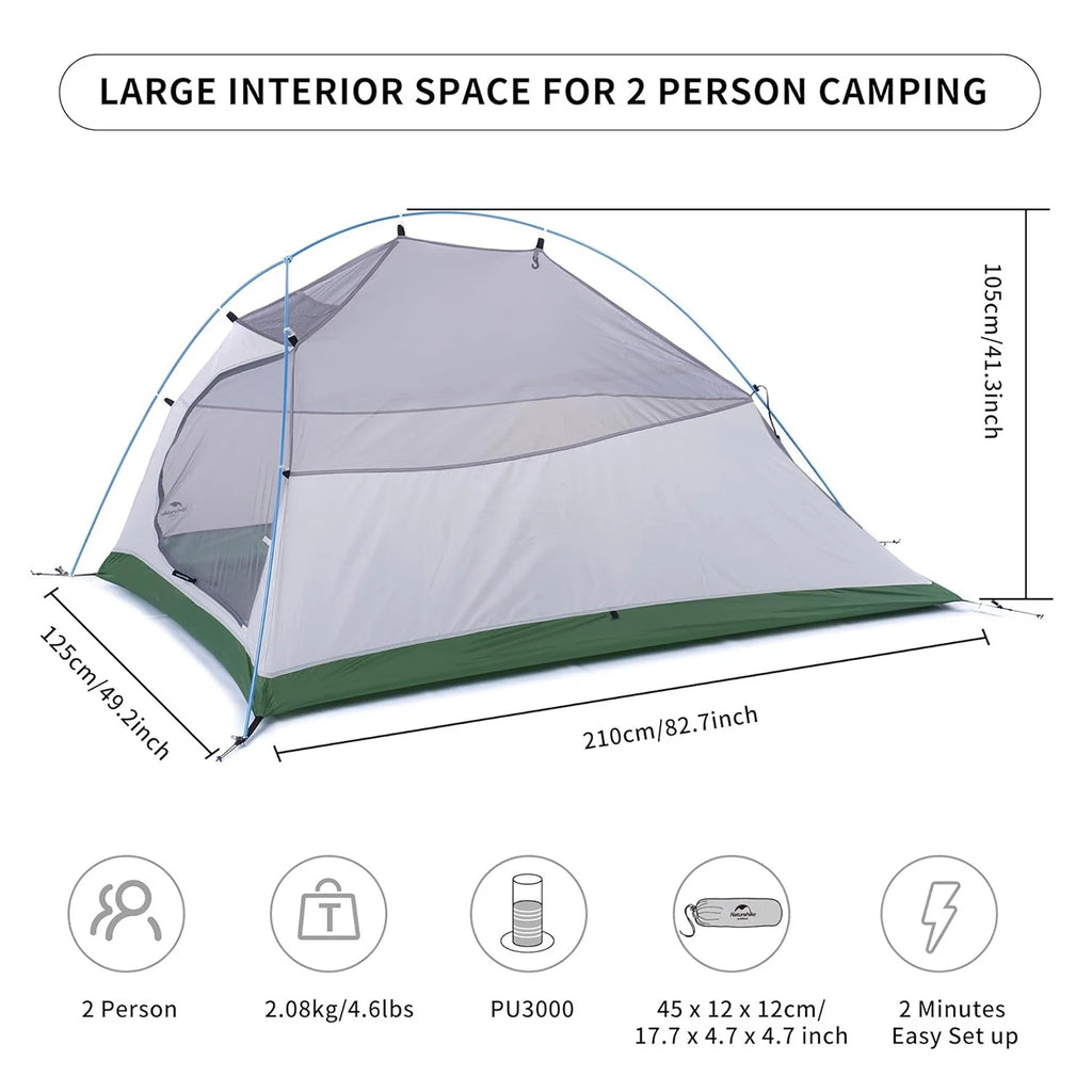 Naturehike Cloud Up 2 Person Tent
