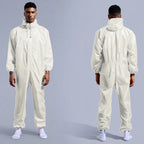 One-piece Raincoat Men Waterproof Jumpsuit One-piece Rain Poncho Women Seamless Raincoat All-in-one Rain Gear Hooded Rain Suit