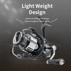 Rooblinos TV 1500 2500 Series 5+1BB 5.2:1 Lightweight Spinning Fishing Reel