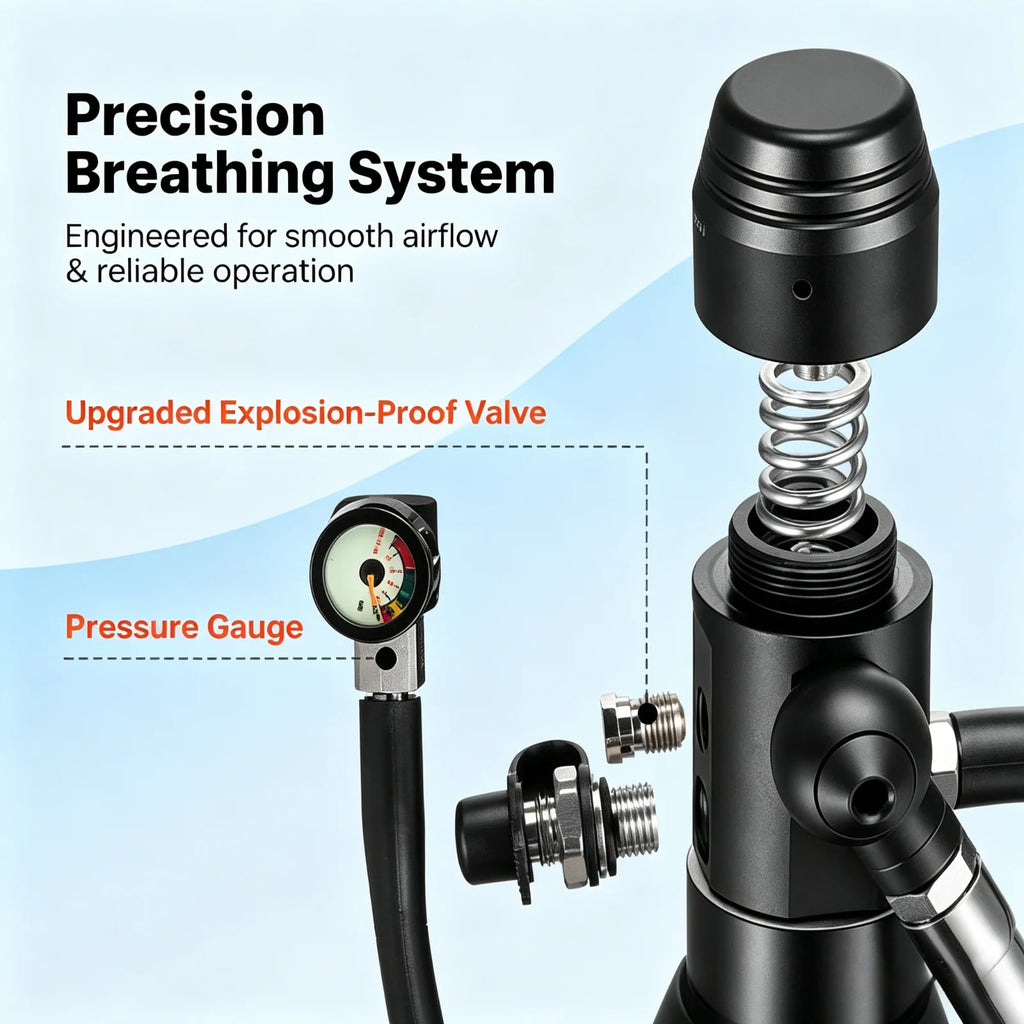 SMACO S700 Plus 1.9L Professional Diving Cylinder Fast Local Dispatch Local Delivery For Deep Diving Outdoor Underwater Sports P