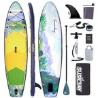 Mseasfree Inflatable Stand up Paddle Board, 10ft Paddle Boards with Premium SUP Accessories