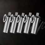 5PCS Metal Fuel Lighters, Emergency Rescue Multifunctional Keychains, Fire Starters, Outdoor Camping Equipment Tools
