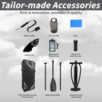 Lead 11‘ x 33" / 12’×35" Inflatable Stand Up Paddle Board - Premium SUP Board Kit - Ultra Stable Paddleboard for Adults & Youth