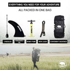 Inflatable Paddle Board with Premium SUP Stand Up Paddle Board Accessories amp Back Pack, NonSlip Comfort Deck for Unisex Adult