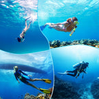 HOUVAN 0.5L Mini Scuba Tank with 5-10 Minutes,Portable Oxygen Tank for Snorkeling Diving With Hand Pump Divig Gear travel
