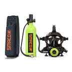 SMACO S400Pro Scuba Diving Equipment with Diving Mask Oxygen Tank Cylinder Underwater Breathing Device Portable Mini Scuba Tank