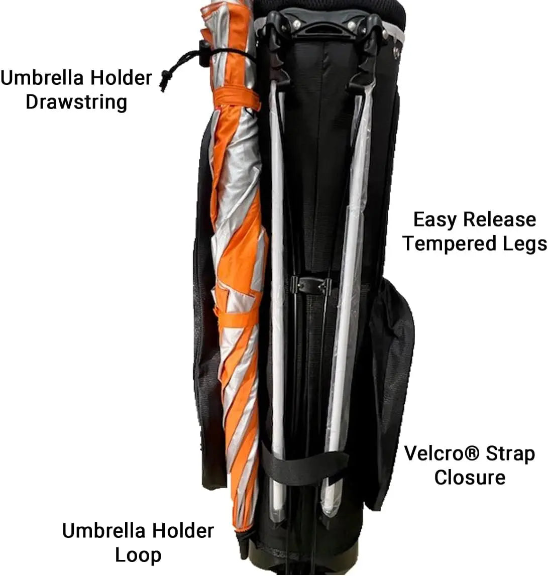 14-Way Stand Golf Bag with Carry Handle and Pockets