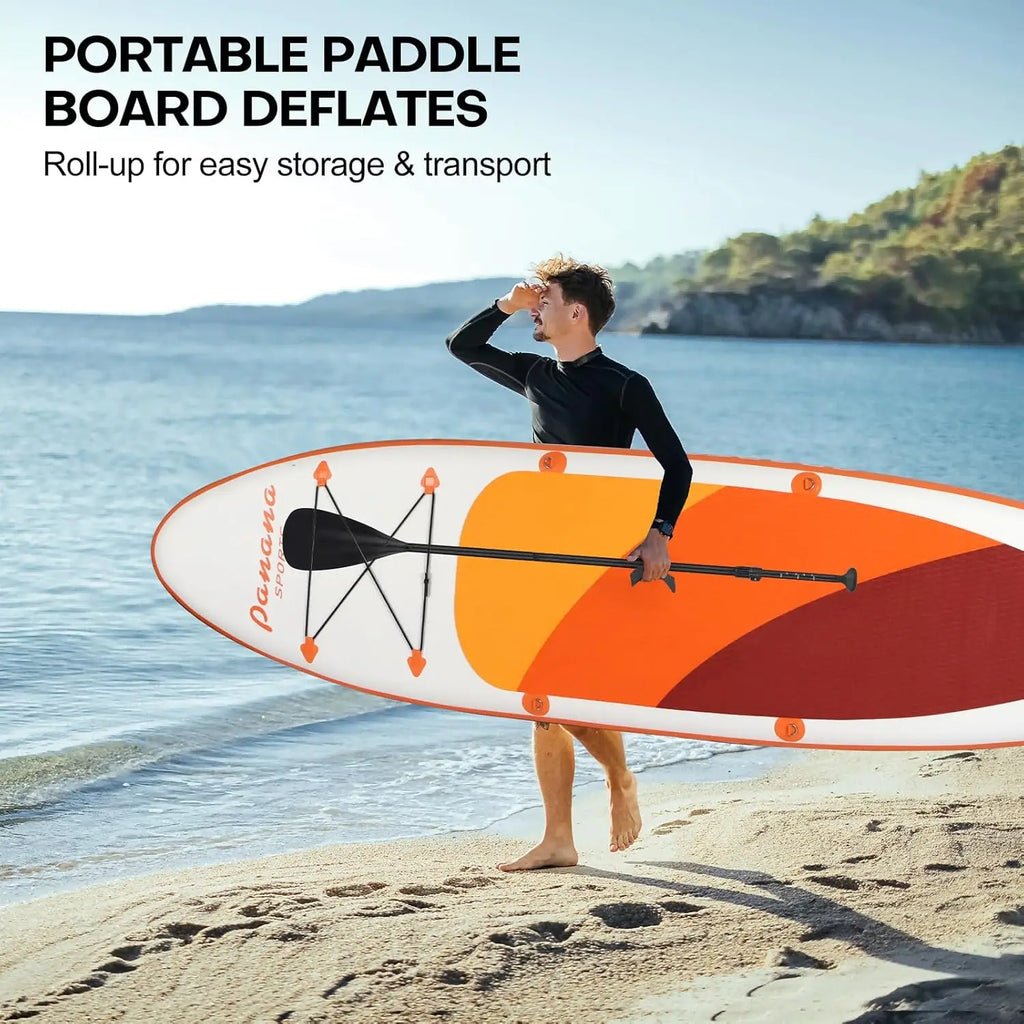 Inflatable Stand Up Paddle Board, 10'x31 x6 SUP with Premium Paddle Board Accessories Kit, Anti-Slip