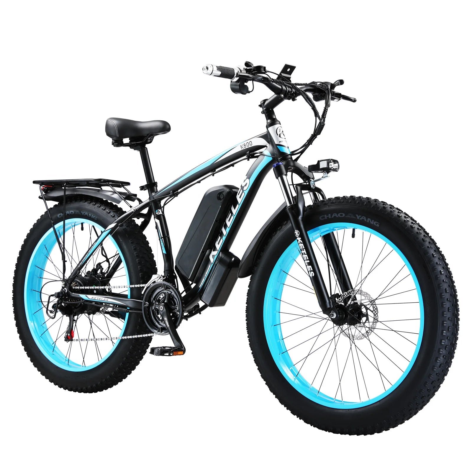 Electric Bike 1000W Motor 48V 20/15AH Lithium Battery E Bike Smart LCD Display 26 Inch All-terrain Fat Tires Electric Bicycle