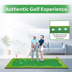 Professional Large Golf Putting Green Practice Mat for Outdoor and Indoor Use Ideal for Enhancing Putting Skills and Accuracy i