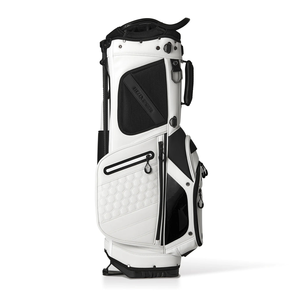 HELIX Lightweight 14 Way Full Length Dividers PU Leather Golf Stand Bag for Men Easy to Clean