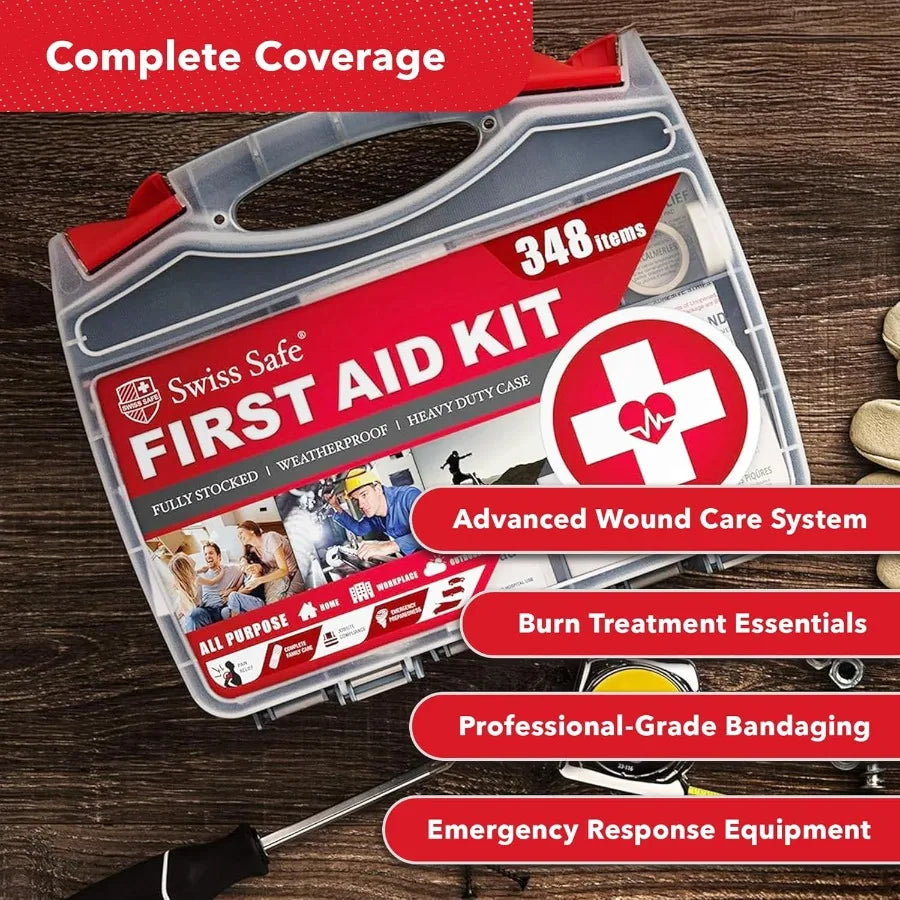 Swiss Safe 2 in 1 First Aid Kit
